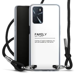 Carry Case Transparent Fabric black/silver