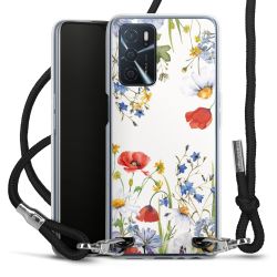 Carry Case Transparent Fabric black/silver