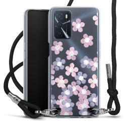 Carry Case Transparent Fabric black/silver