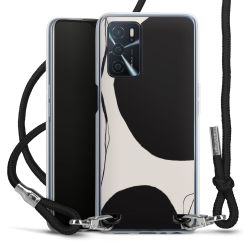 Carry Case Transparent Fabric black/silver