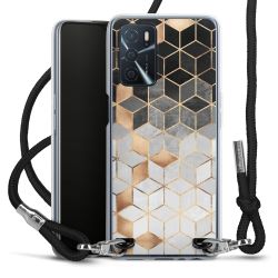 Carry Case Transparent Fabric black/silver