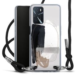 Carry Case Transparent Fabric black/silver