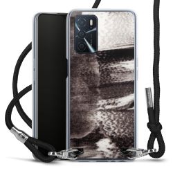 Carry Case Transparent Fabric black/silver