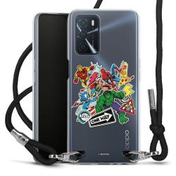 New Carry Case Transparent Stoff schwarz/silber