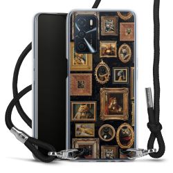 New Carry Case Transparent Stoff schwarz/silber