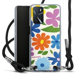 New Carry Case Transparent Stoff schwarz/silber