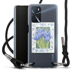 New Carry Case Transparent Stoff schwarz/silber