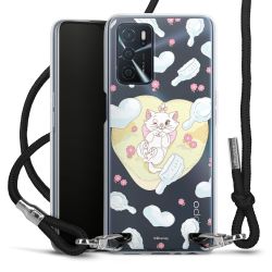 New Carry Case Transparent Stoff schwarz/silber