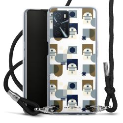 New Carry Case Transparent Stoff schwarz/silber