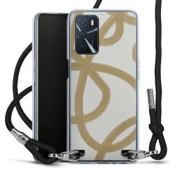 New Carry Case Transparent Stoff schwarz/silber