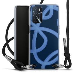 New Carry Case Transparent Stoff schwarz/silber