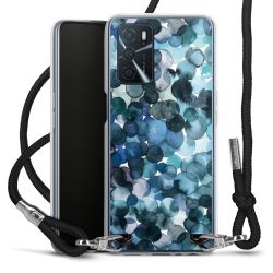 New Carry Case Transparent Stoff schwarz/silber