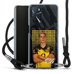 New Carry Case Transparent Stoff schwarz/silber