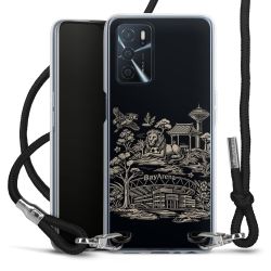 Carry Case Stoff schwarz/silber