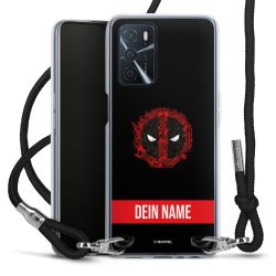 New Carry Case Transparent Stoff schwarz/silber