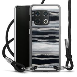 Carry Case Transparent Fabric black/silver