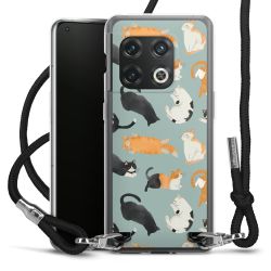 New Carry Case Transparent Stoff schwarz/silber