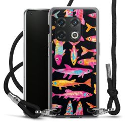 New Carry Case Transparent Stoff schwarz/silber