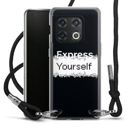 New Carry Case Transparent Stoff schwarz/silber