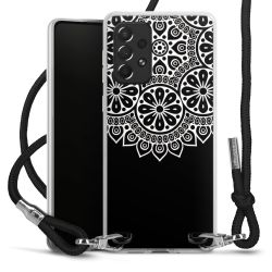 Carry Case Transparent Fabric black/silver