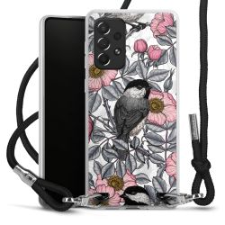 Carry Case Transparent Fabric black/silver