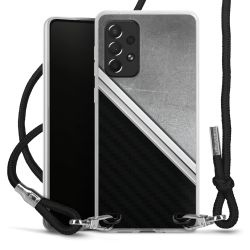 Carry Case Transparent Fabric black/silver