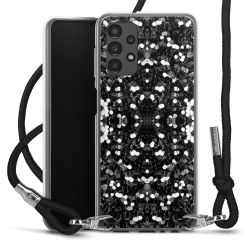 Carry Case Transparent Fabric black/silver