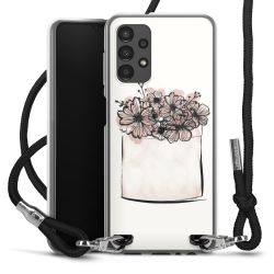 Carry Case Transparent Fabric black/silver