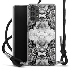 Carry Case Transparent Fabric black/silver