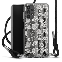 Carry Case Transparent Fabric black/silver