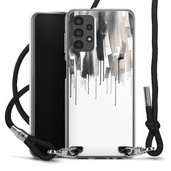 Carry Case Transparent Fabric black/silver