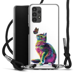 New Carry Case Transparent Stoff schwarz/silber