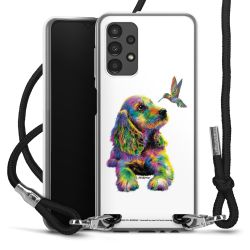 New Carry Case Transparent Stoff schwarz/silber