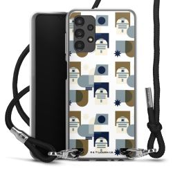 New Carry Case Transparent Stoff schwarz/silber