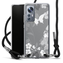 Carry Case Transparent Fabric black/silver