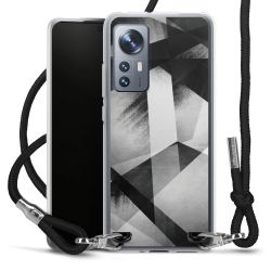 Carry Case Transparent Fabric black/silver