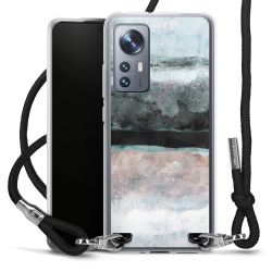 Carry Case Transparent Fabric black/silver