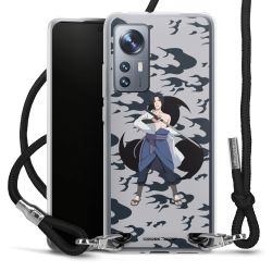 Carry Case Transparent Fabric black/silver