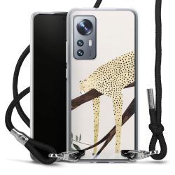 New Carry Case Transparent Stoff schwarz/silber