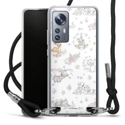 Carry Case Transparent Fabric black/silver