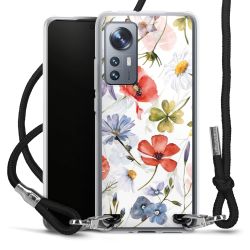 Carry Case Transparent Fabric black/silver