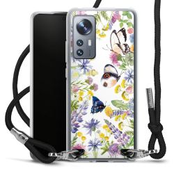 Carry Case Transparent Fabric black/silver