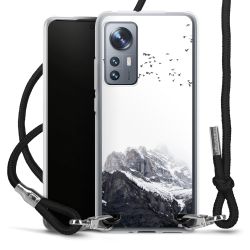 Carry Case Transparent Fabric black/silver