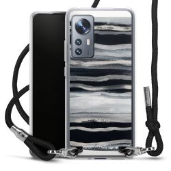 Carry Case Transparent Fabric black/silver