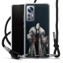 New Carry Case Transparent Stoff schwarz/silber