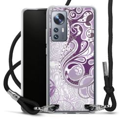 Carry Case Transparent Fabric black/silver