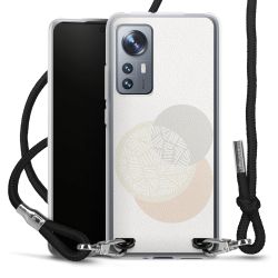 New Carry Case Transparent Stoff schwarz/silber