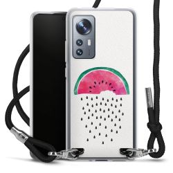 New Carry Case Transparent Stoff schwarz/silber