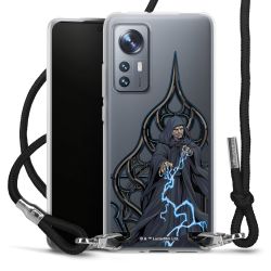 New Carry Case Transparent Stoff schwarz/silber