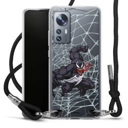 New Carry Case Transparent Stoff schwarz/silber